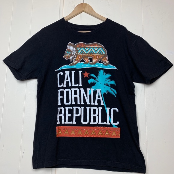 Riot Society California Republic Logo Graphic Tee Shirt Men’s Size Medium - Picture 3 of 3